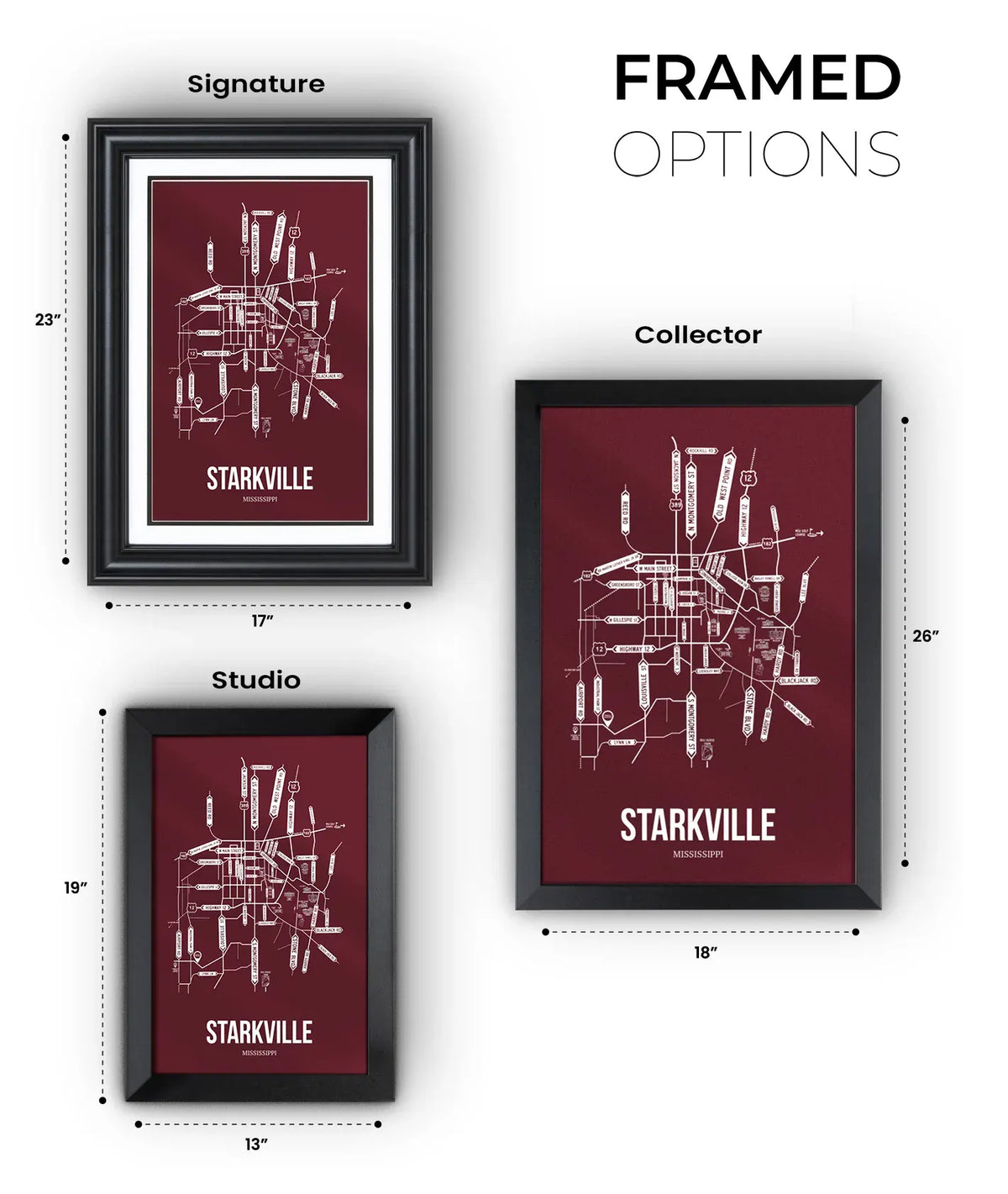 Starkville, Mississippi street map
