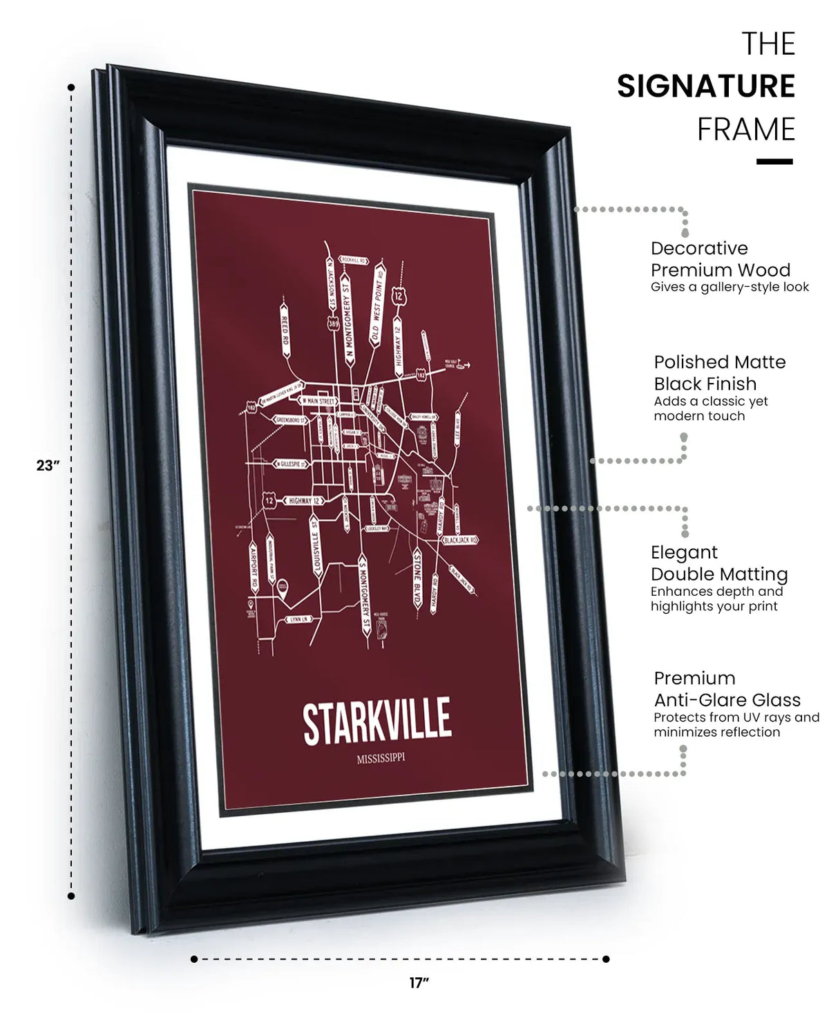 Starkville, Mississippi street map
