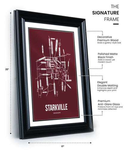 Starkville, Mississippi street map