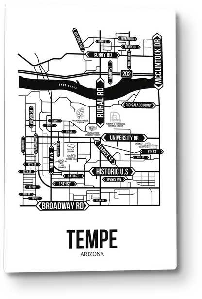 Tempe, Arizona street map