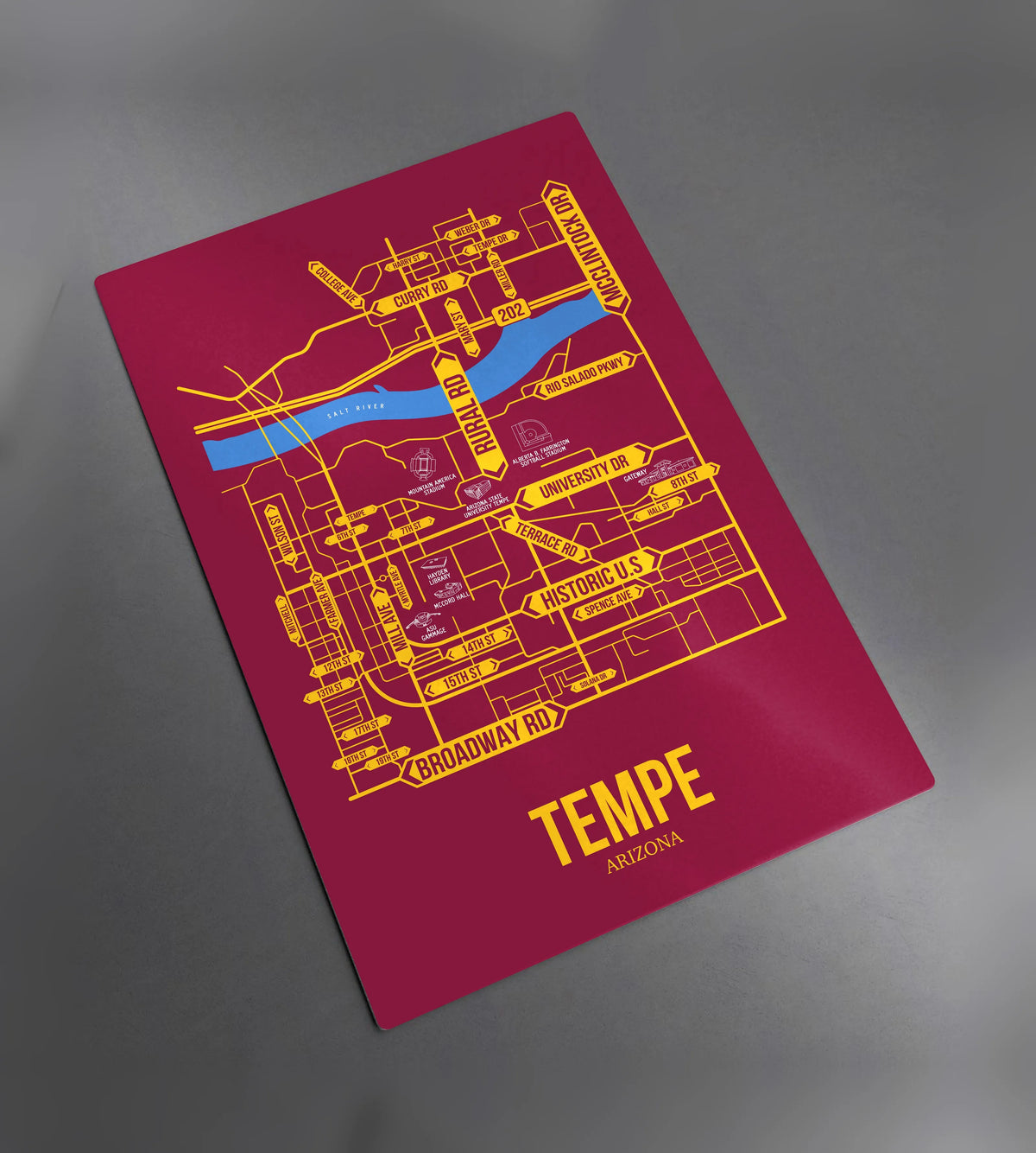 Tempe, Arizona street map