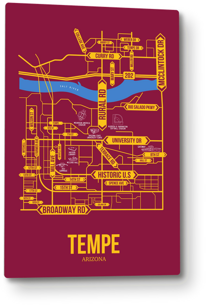 Tempe, Arizona street map
