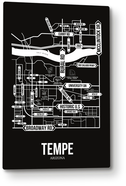 Tempe, Arizona street map