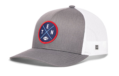 Tennessee Football Trucker Hat  |  Navy Blue TEN X Snapback