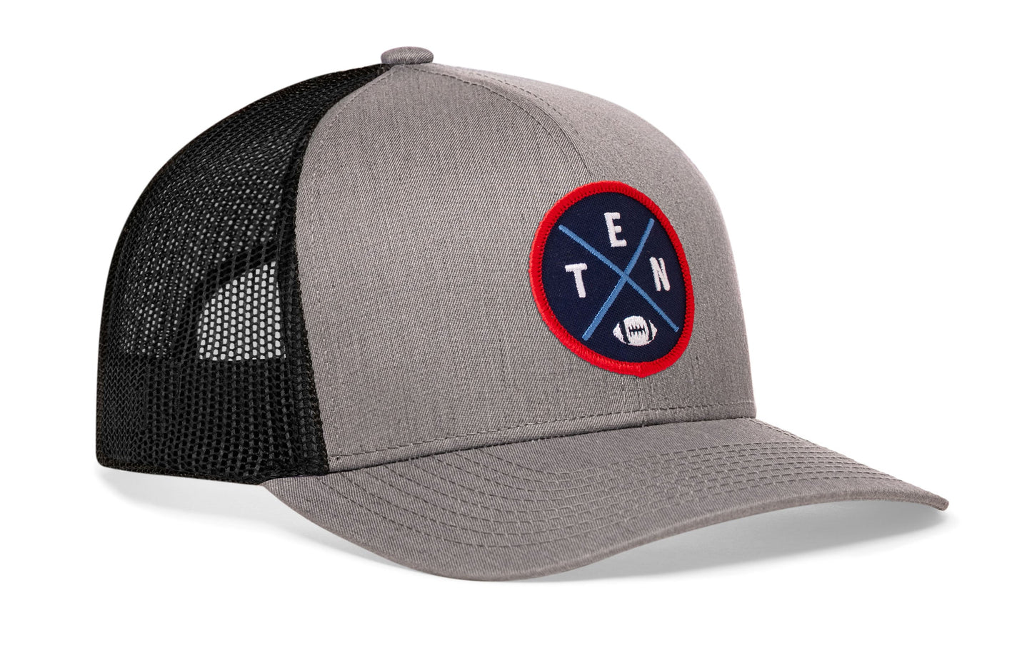 Tennessee Football Trucker Hat  |  Navy Blue TEN X Snapback