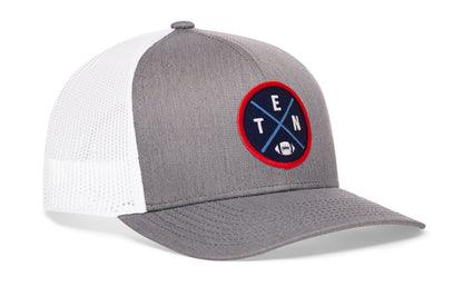 Tennessee Football Trucker Hat  |  Navy Blue TEN X Snapback
