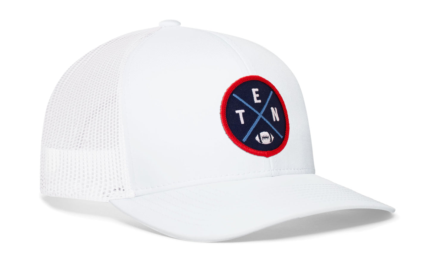 Tennessee Football Trucker Hat  |  Navy Blue TEN X Snapback