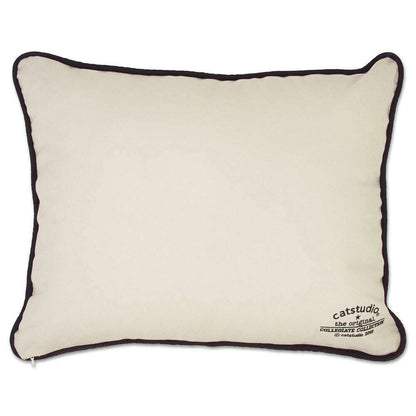 Texas Tech University Collegiate Embroidered Pillow by Cat Studio