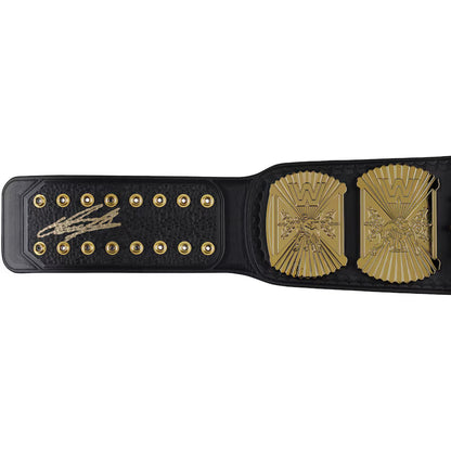 The Undertaker WWE Autographed Winged Eagle Replica Title Belt
