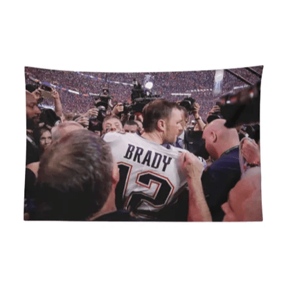 Tom Brady Super Bowl Flag