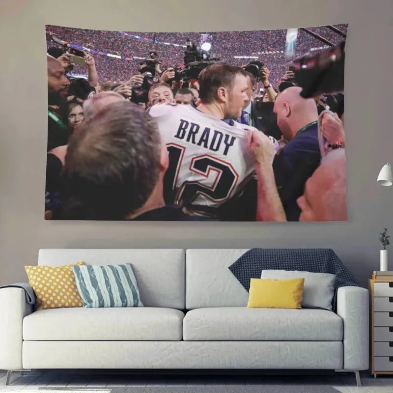 Tom Brady Super Bowl Flag