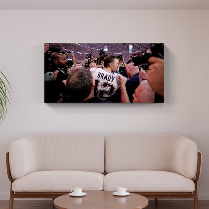 Tom Brady Super Bowl Flag
