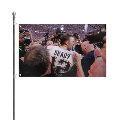 Tom Brady Super Bowl Flag