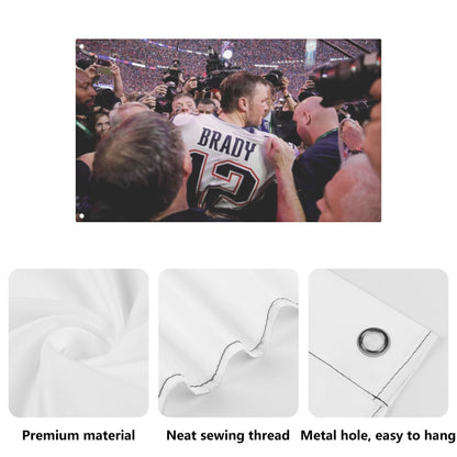 Tom Brady Super Bowl Flag