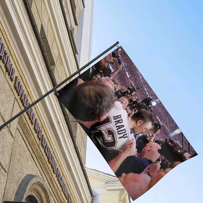 Tom Brady Super Bowl Flag