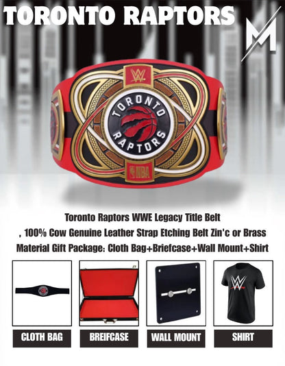Toronto Raptors WWE Legacy Title Belt
