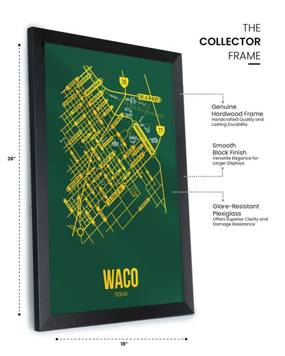 Waco, Texas street map