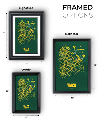 Waco, Texas street map