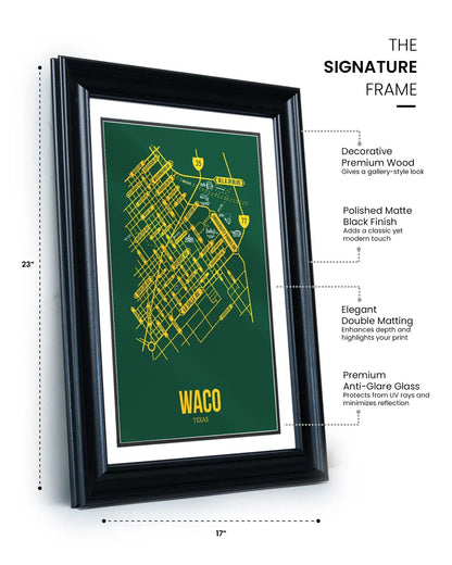 Waco, Texas street map