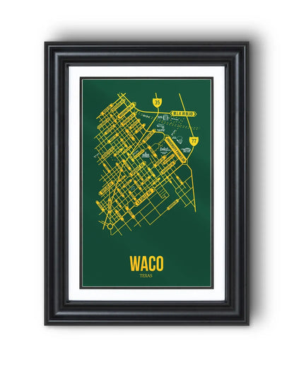Waco, Texas street map
