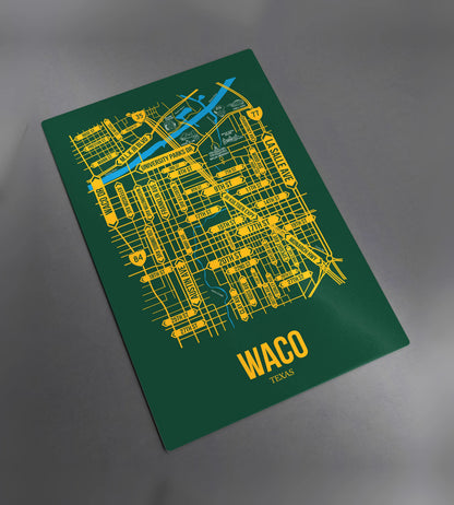 Waco, Texas street map