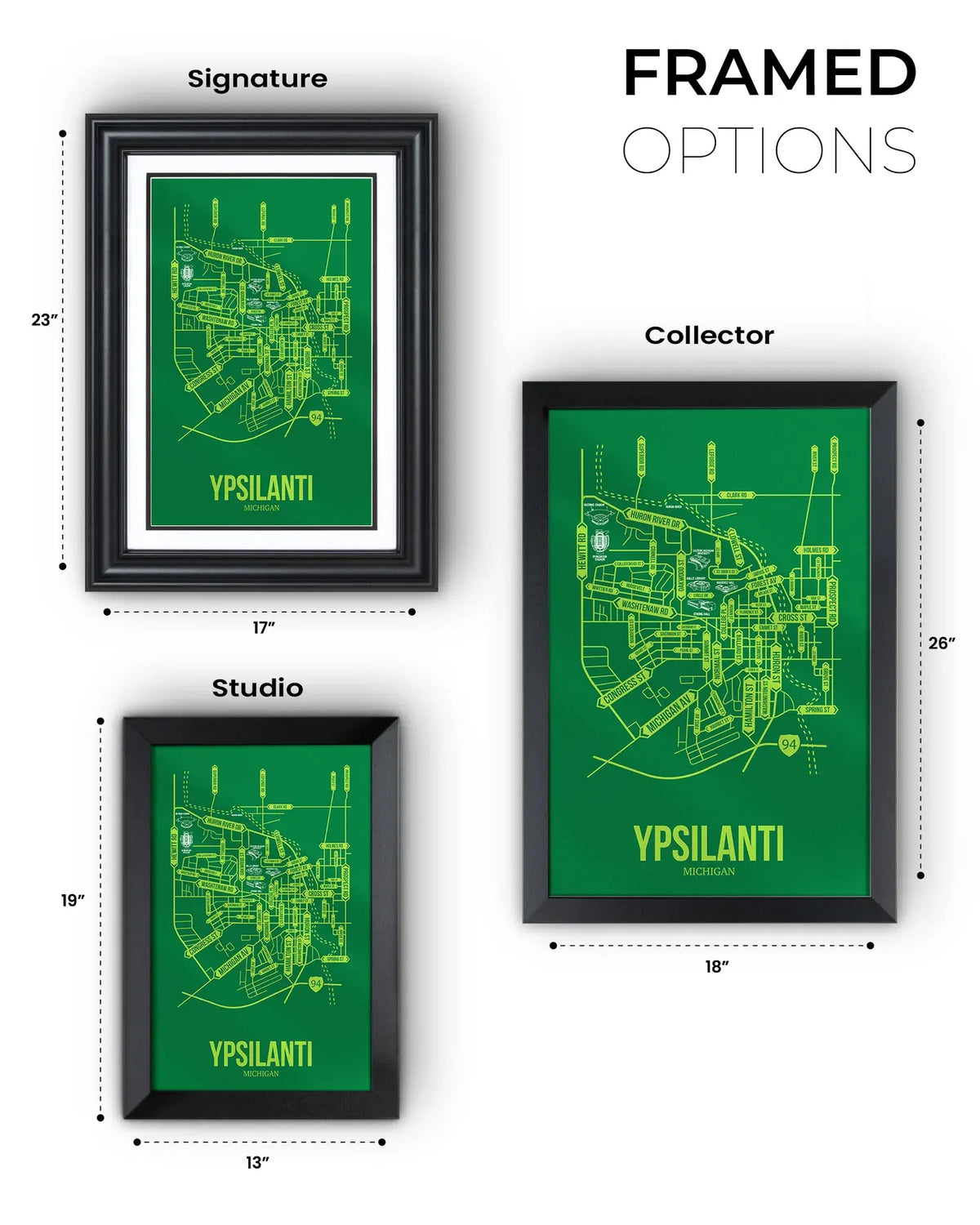 Ypsilanti, Michigan street map