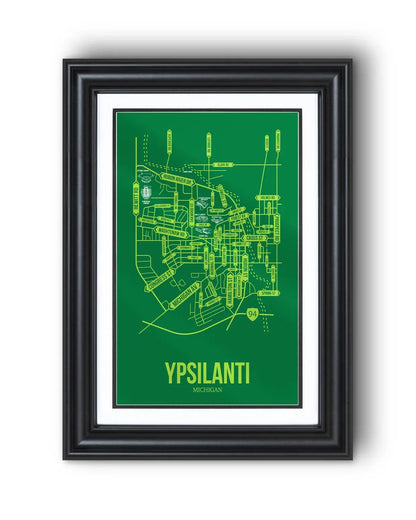 Ypsilanti, Michigan street map