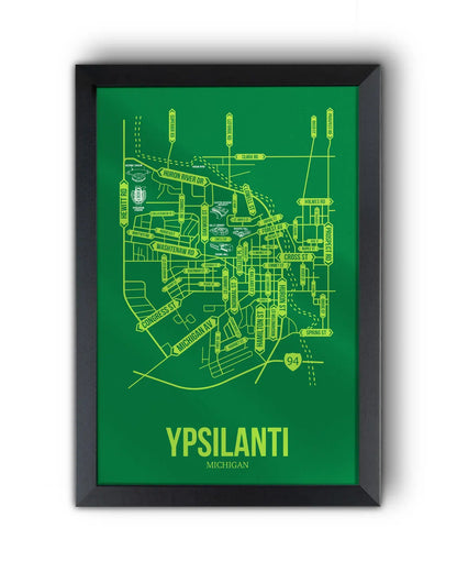Ypsilanti, Michigan street map