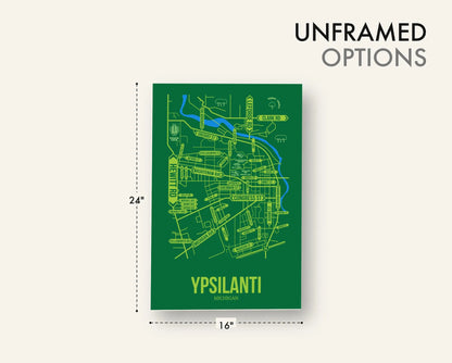 Ypsilanti, Michigan street map