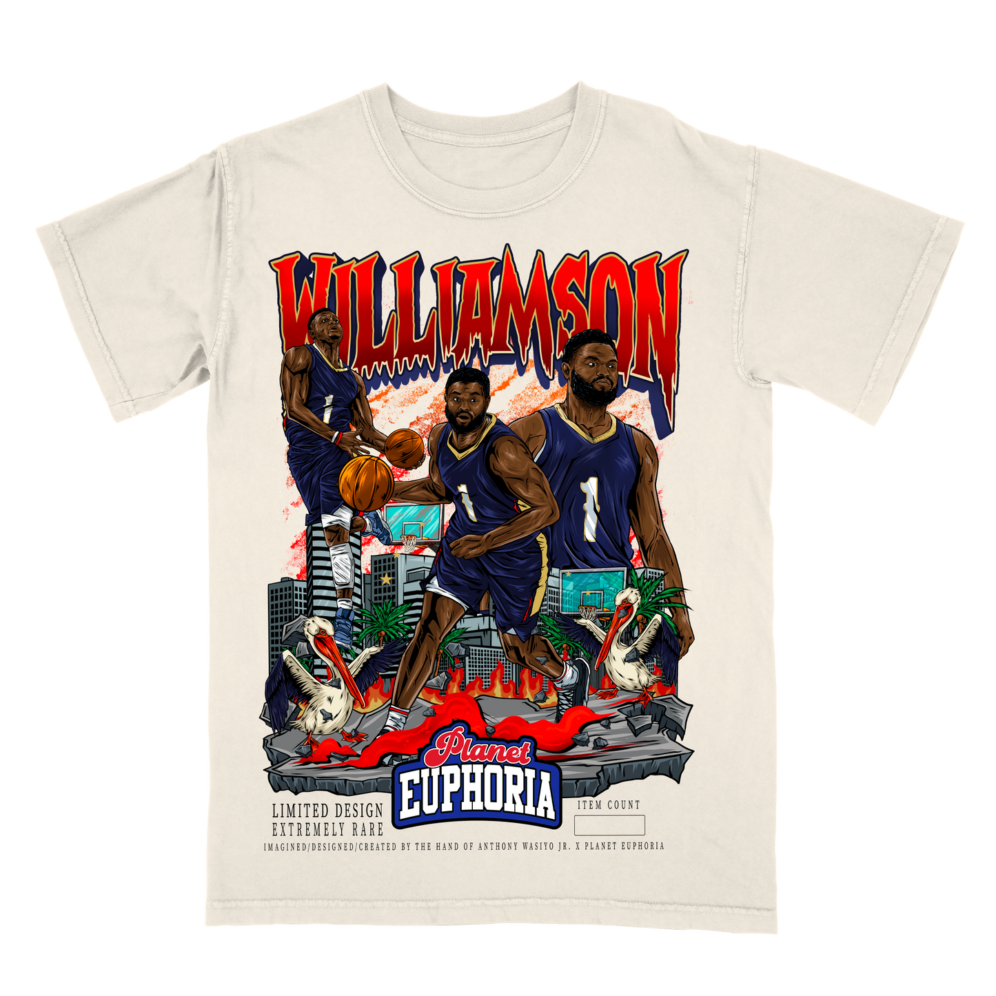 Zion Williamson Limited Edition Graphic T-Shirt